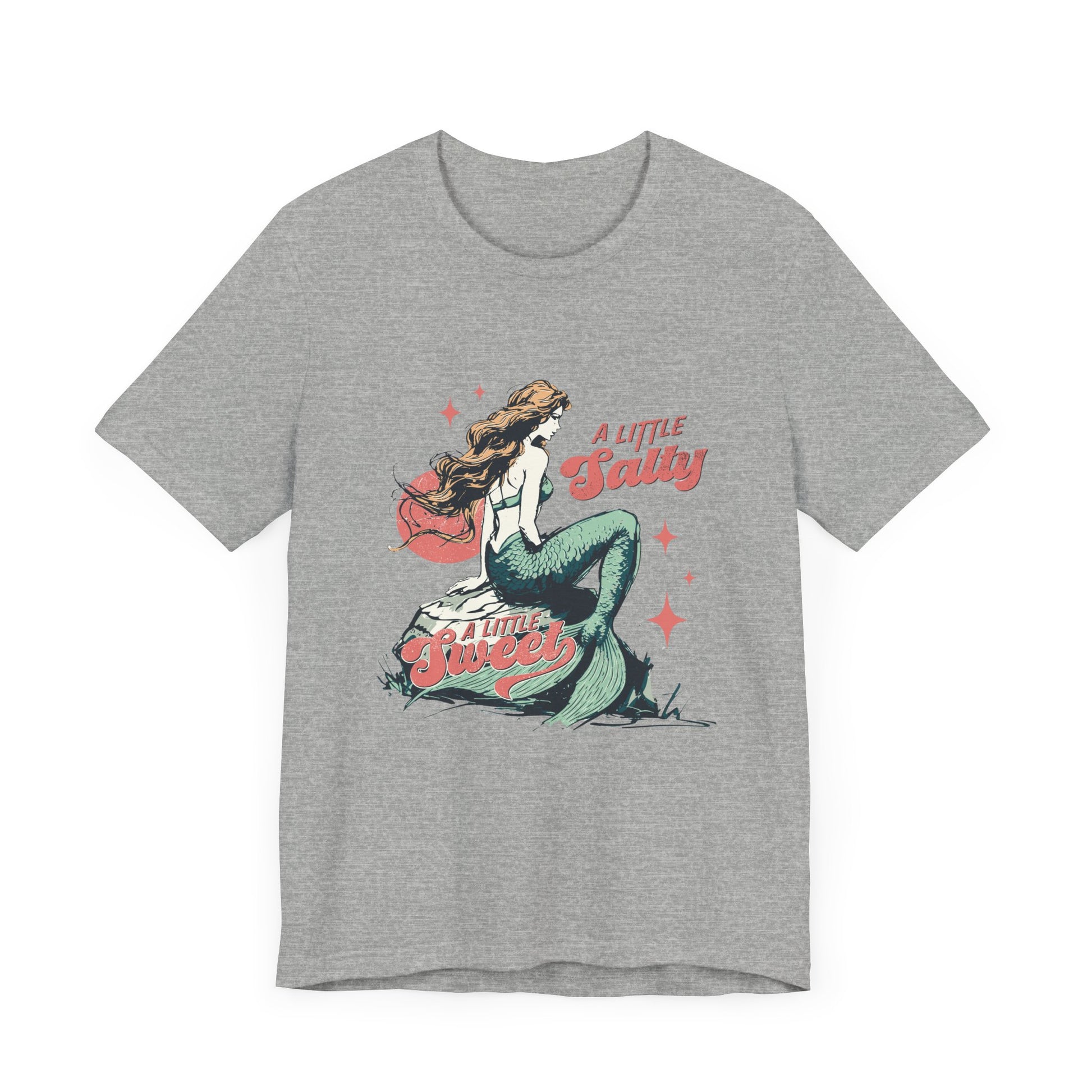 Mermaid TShirt, Summer Vibes Mermaid Shirt, Beach Sea Life - PopCultureByDesign36