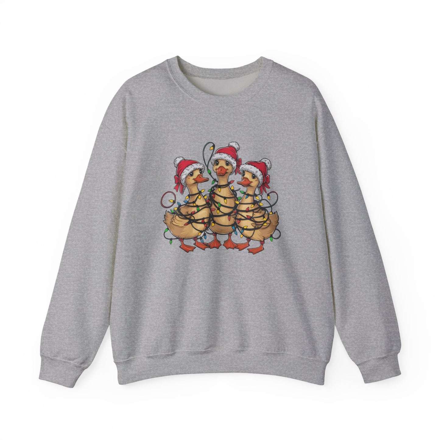 Christmas Ducks Sweatshirt, Funny Animals Christmas Sweatshirt - PopCultureByDesign36