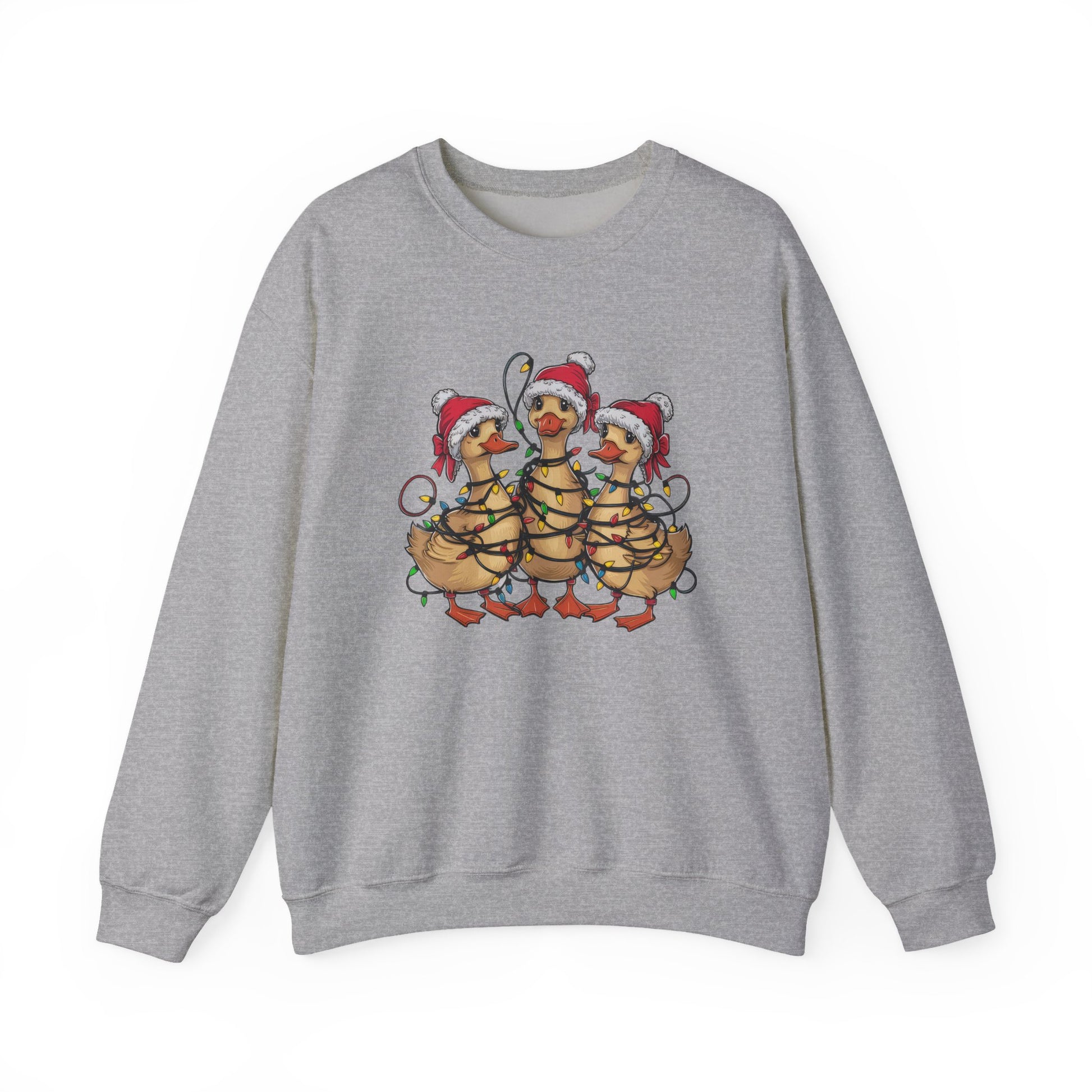 Christmas Ducks Sweatshirt, Funny Animals Christmas Sweatshirt - PopCultureByDesign36