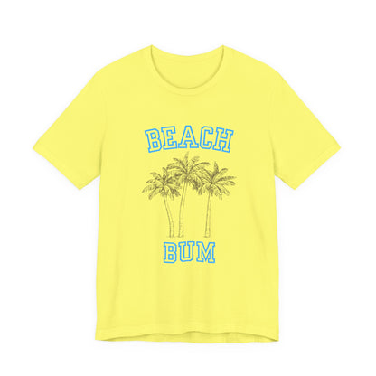 Beach Bum Palm Tree Shirt, Tropical Island Vacation Clothing, Palm Tree Lover Gift - PopCultureByDesign36