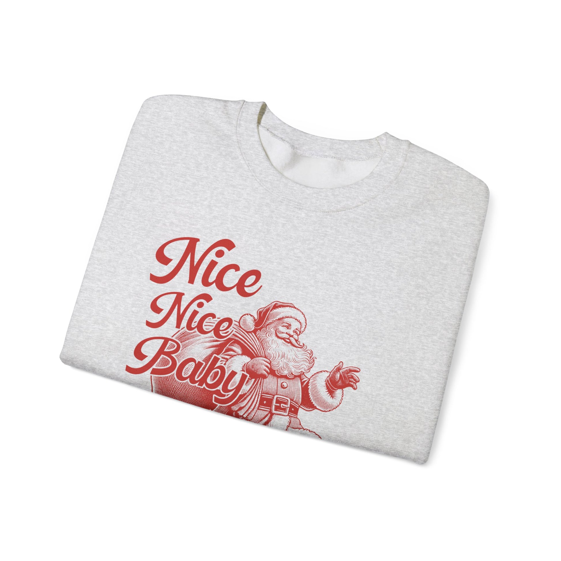 Nice Nice Baby, xmas Sweatshirt, Family christmas, Christmas Jolly, Christmas sweatshirt for Women, retro christmas, retro Santa sweatshirt - PopCultureByDesign36