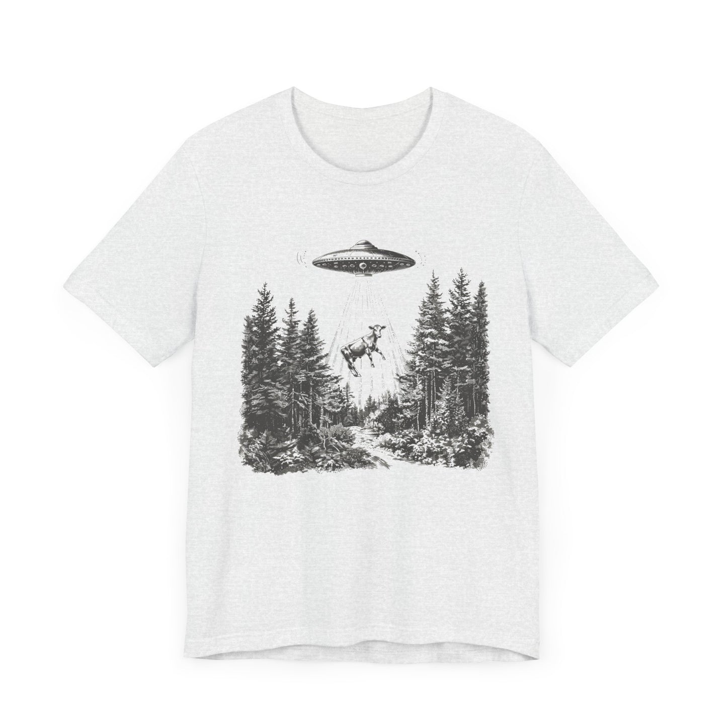 Ufo Cow Shirt, Retro T-Shirt, Vintage Cow Ufo TShirt, Ufo Graphic Tee - PopCultureByDesign36