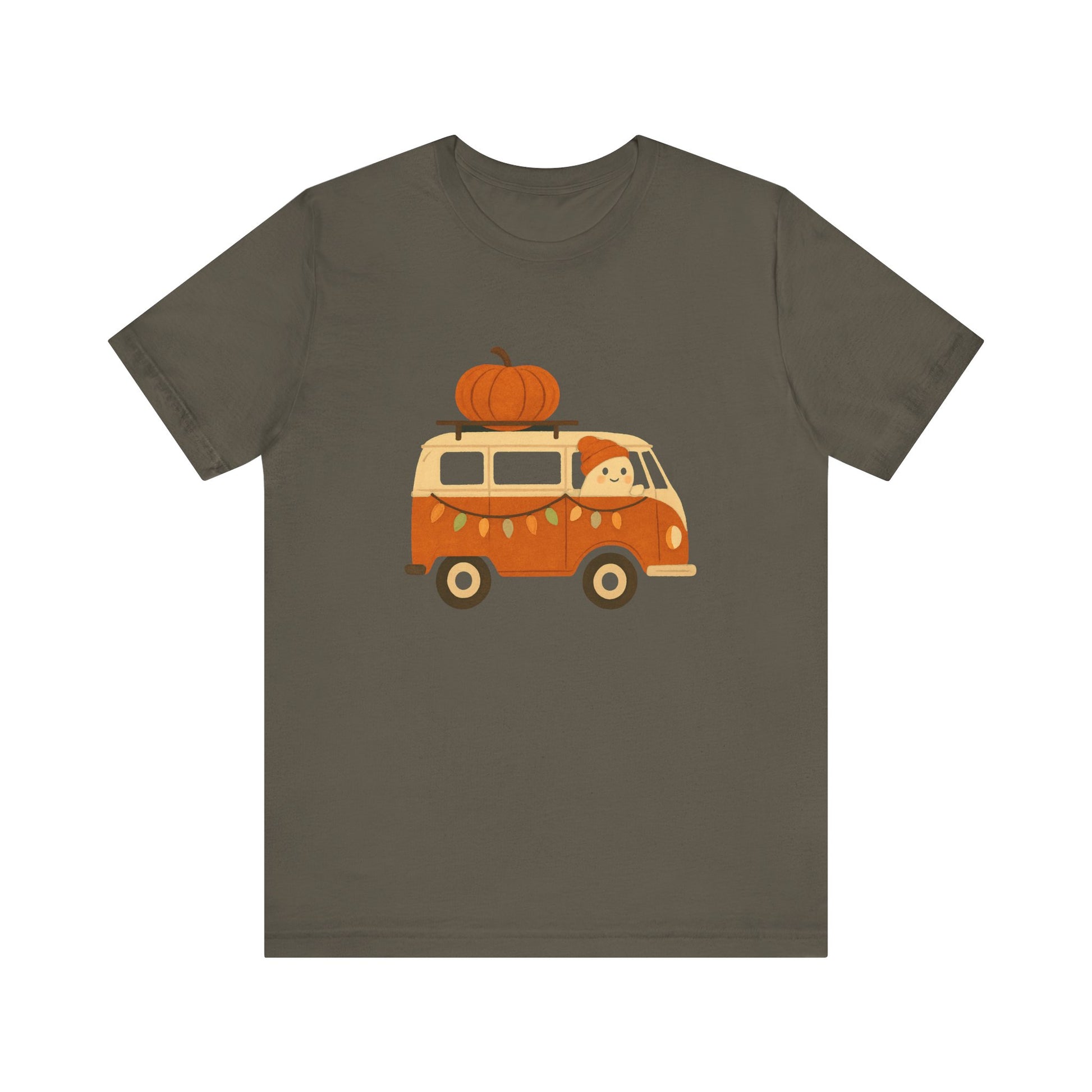 Funny Ghost Pumpkin Shirt, Cute Ghost Shirt, Boho Ghost Shirt - PopCultureByDesign36