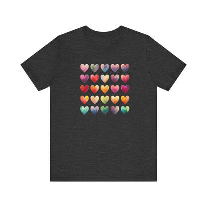 Bohemian Artsy Watercolor Shirt, Watercolor Tee, Watercolor Heart Tee - PopCultureByDesign36