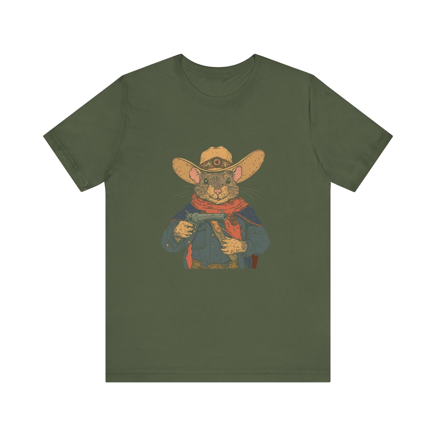 Funny Cowboy Mouse Shirt, Funny Rodent Shirt, Funny Mouse Shirt - PopCultureByDesign36
