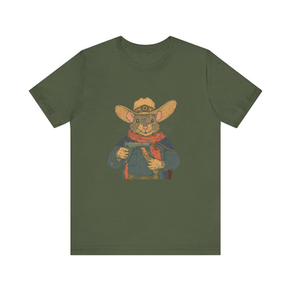 Funny Cowboy Mouse Shirt, Funny Rodent Shirt, Funny Mouse Shirt - PopCultureByDesign36