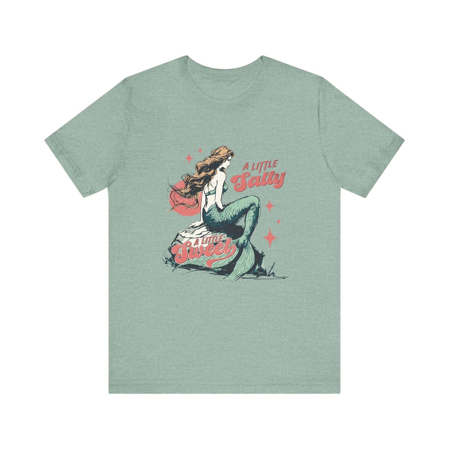 Mermaid TShirt, Summer Vibes Mermaid Shirt, Beach Sea Life - PopCultureByDesign36