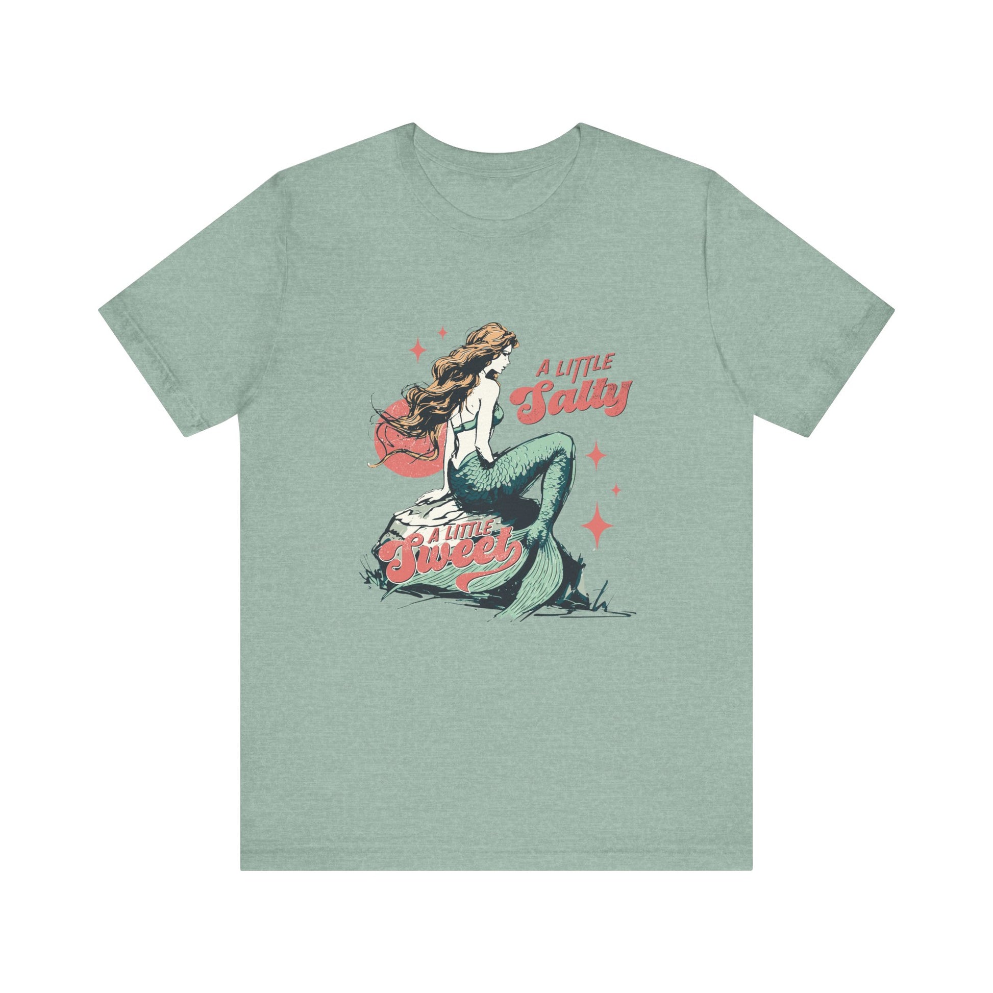 Mermaid TShirt, Summer Vibes Mermaid Shirt, Beach Sea Life - PopCultureByDesign36