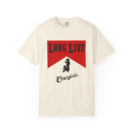 Comfort Colors Long Live Cowgirls western graphic shirt, Rodeo shirt - PopCultureByDesign36