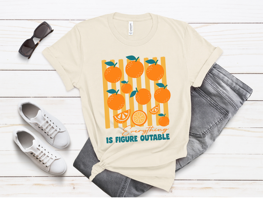 Orange Shirt, Orange Girl Summer, Garden Shirt, Farmers Market Tshirt - PopCultureByDesign36