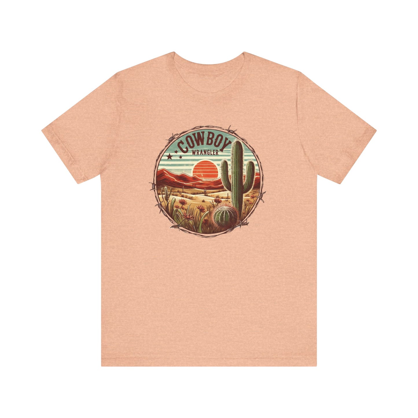 Cowboy Wrangler Shirt, Texas Shirt, Country Music Shirt, Western Shirt - PopCultureByDesign36