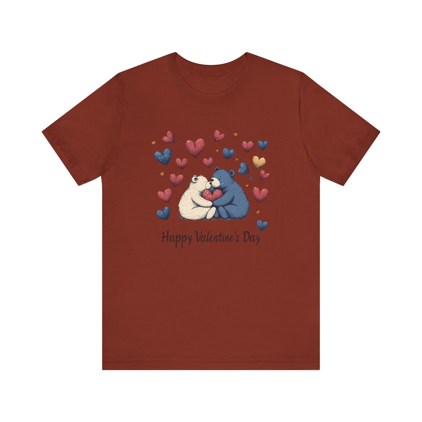 Bear Valentine Shirt, Cute Bear Shirt, Teddy Bear Shirt, Heart Valentine Shirt - PopCultureByDesign36