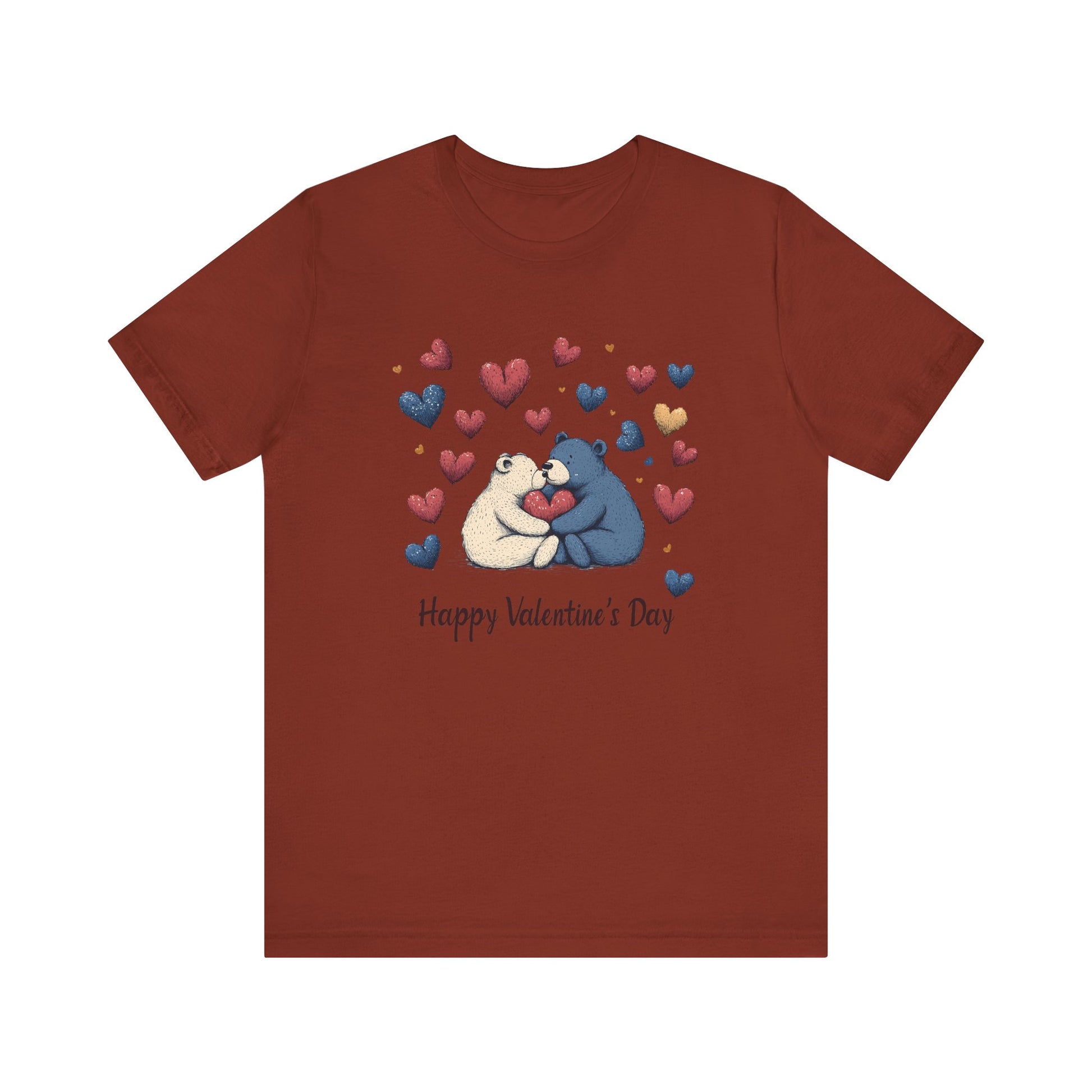 Bear Valentine Shirt, Cute Bear Shirt, Teddy Bear Shirt, Heart Valentine Shirt - PopCultureByDesign36
