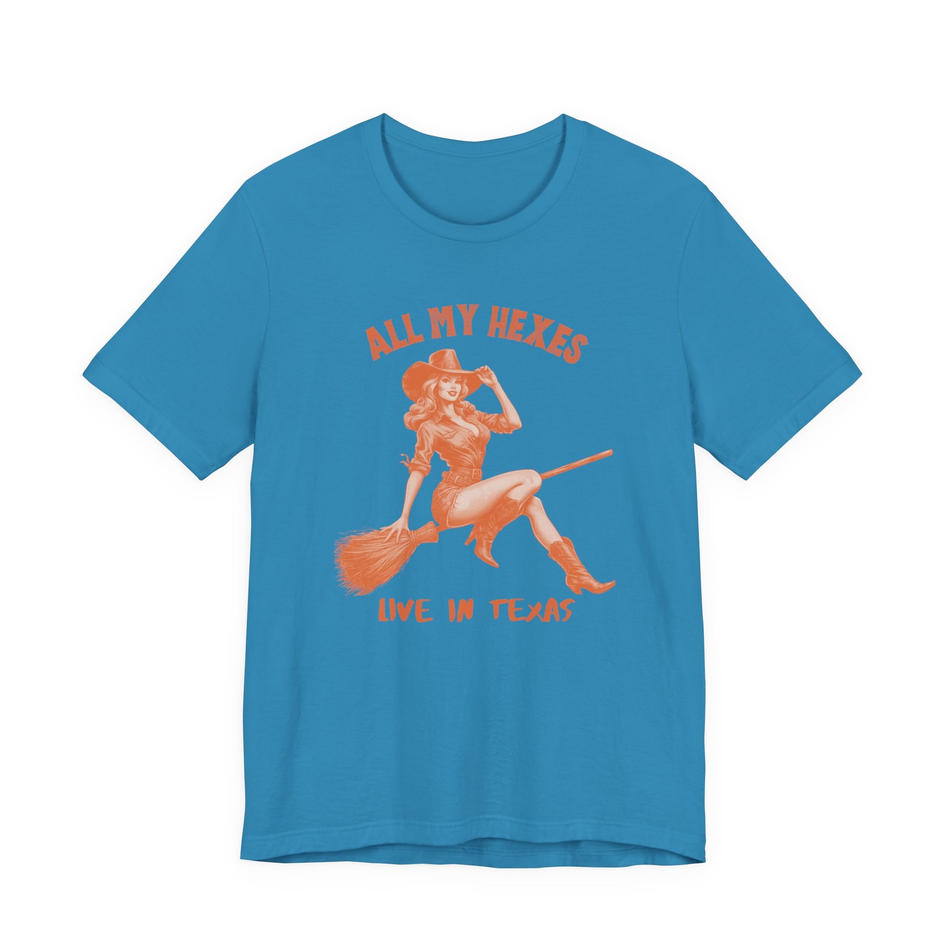 Witch Cowgirl Tee, Vintage Western Halloween T-Shirt, Witchy Vibes - PopCultureByDesign36