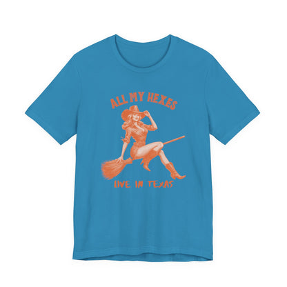 Witch Cowgirl Tee, Vintage Western Halloween T-Shirt, Witchy Vibes - PopCultureByDesign36