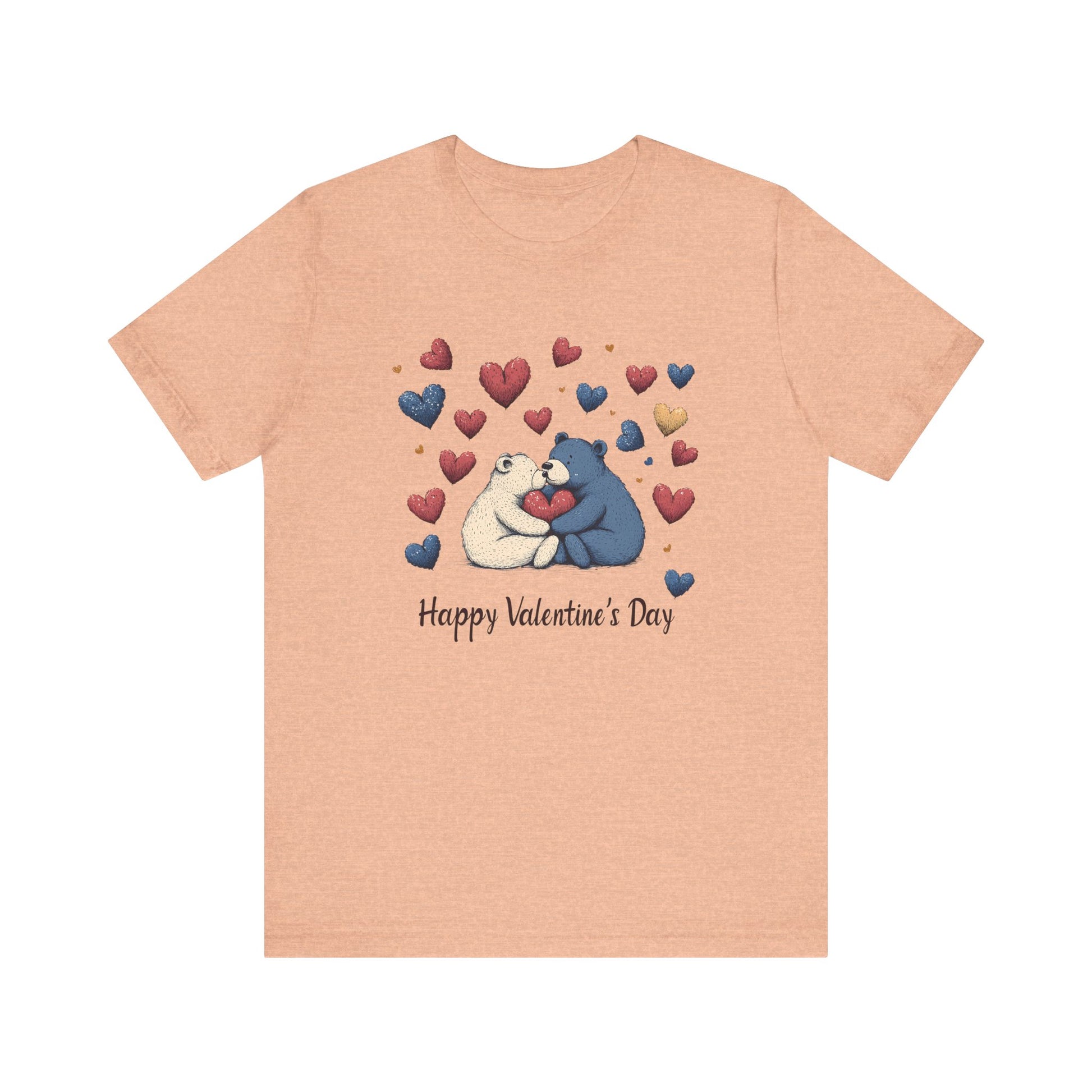 Bear Valentine Shirt, Cute Bear Shirt, Teddy Bear Shirt, Heart Valentine Shirt - PopCultureByDesign36