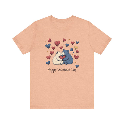 Bear Valentine Shirt, Cute Bear Shirt, Teddy Bear Shirt, Heart Valentine Shirt - PopCultureByDesign36