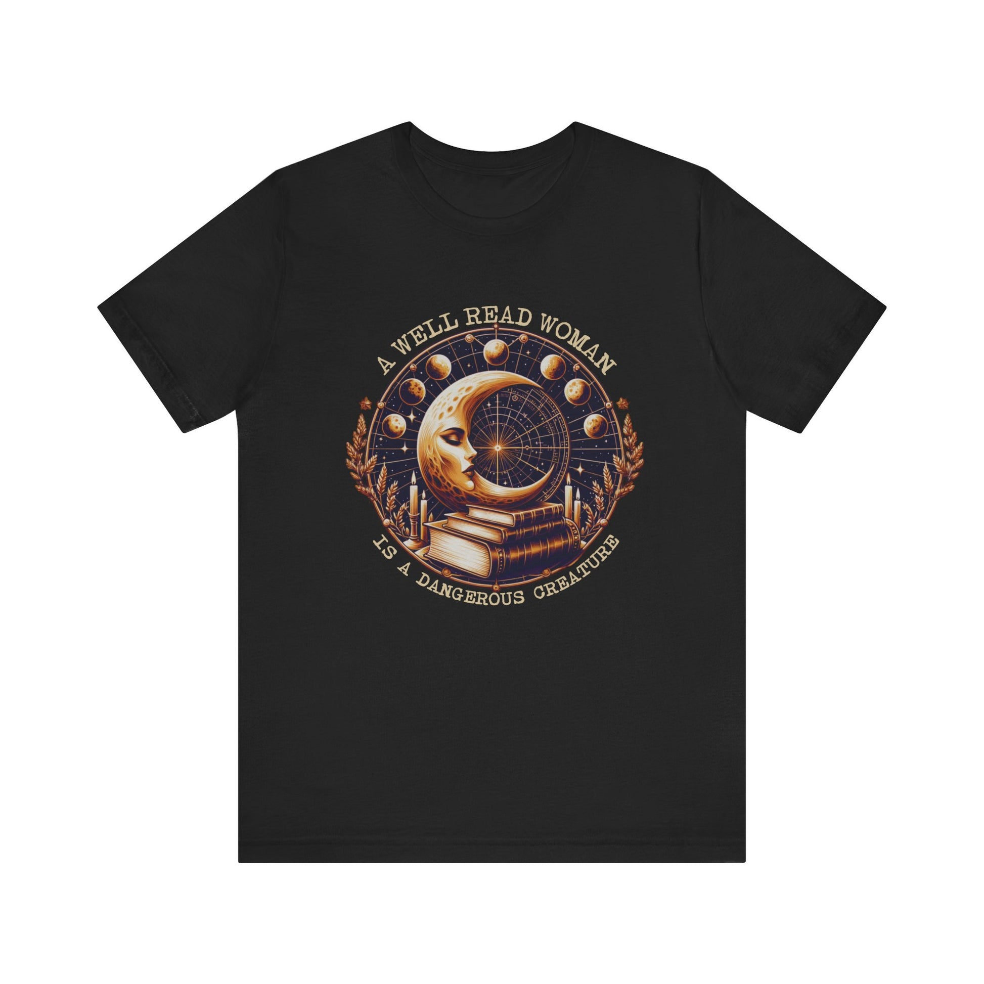 Reading Shirt, Librarian Shirt, Celestial Shirt, Book Lover Tee - PopCultureByDesign36