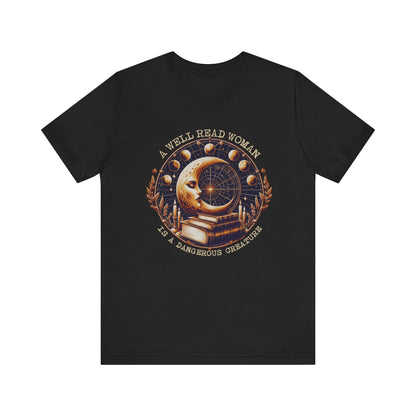 Reading Shirt, Librarian Shirt, Celestial Shirt, Book Lover Tee - PopCultureByDesign36