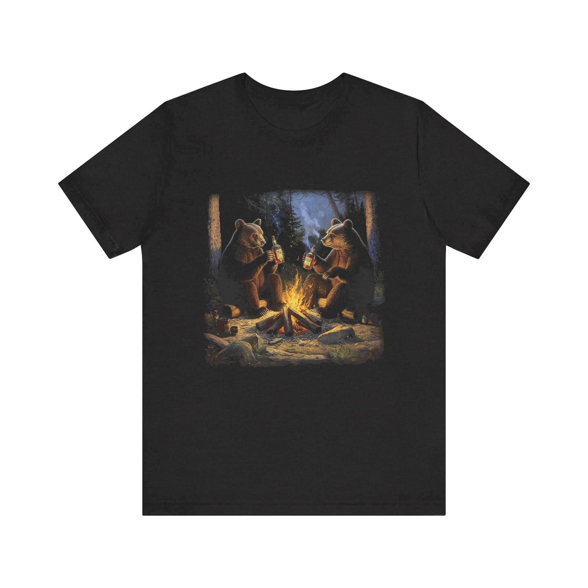 Beer Drinking Grizzly Bear Tshirt, Bear Lover Shirt, Camping Shirts - PopCultureByDesign36