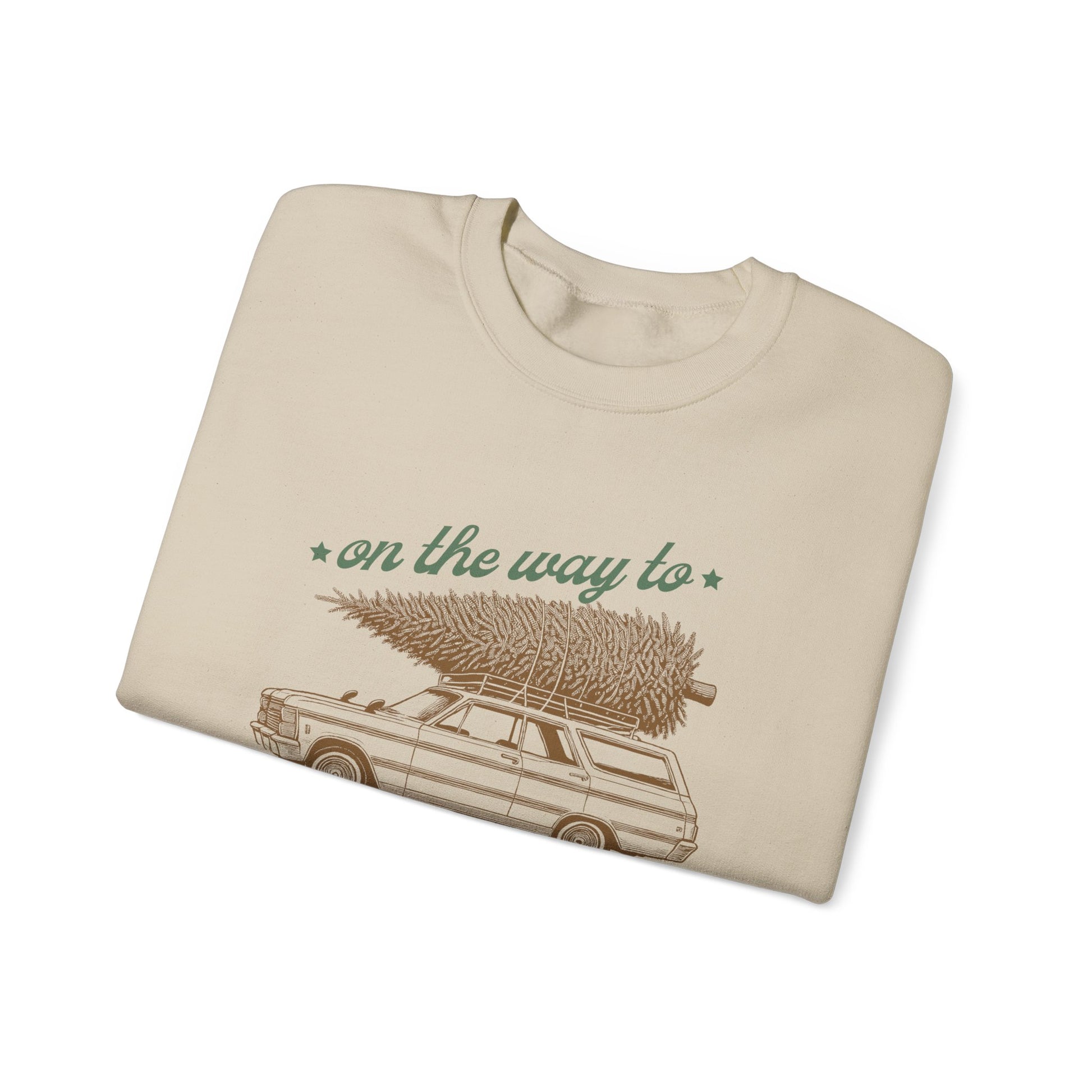 On The Way To Christmas, Xmas Sweatshirt, Family Christmas, Christmas Jolly - PopCultureByDesign36