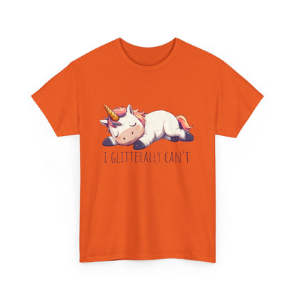 I glitterly can't, cute unicorn shirt, lazy unicorn shirt, funny unicorn shirt - PopCultureByDesign36