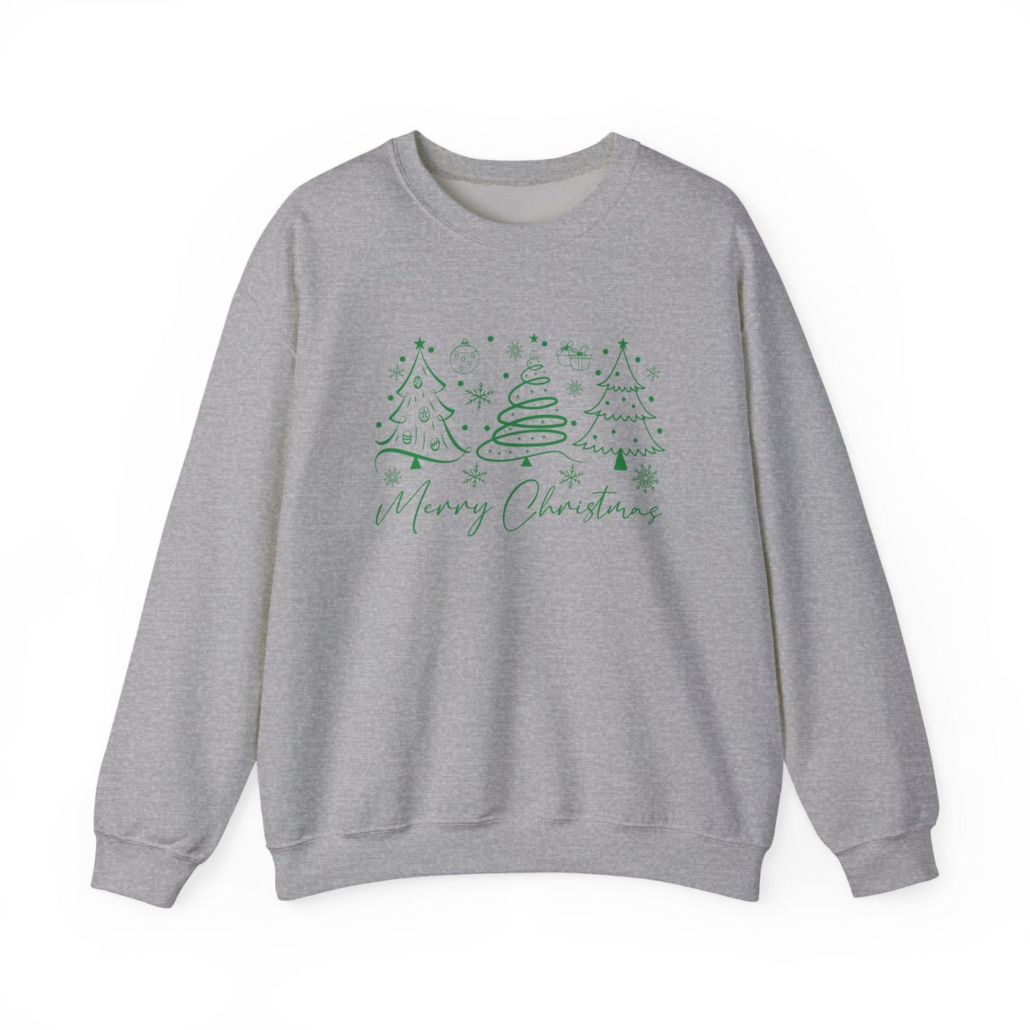 Boho Style Merry Christmas Sweatshirt, Cozy Christmas Outfit - PopCultureByDesign36