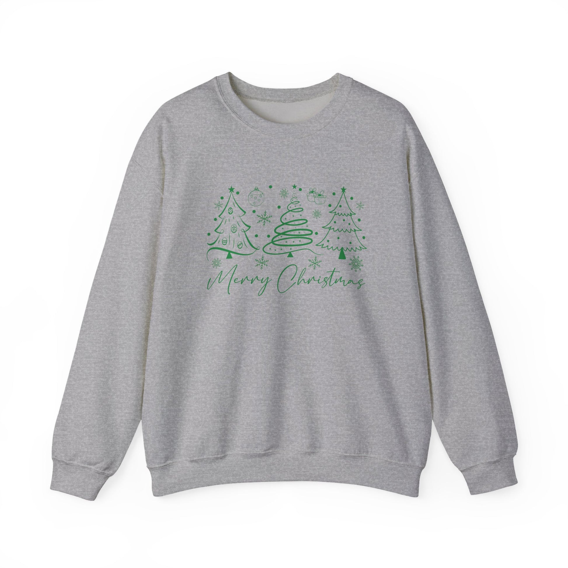Boho Style Merry Christmas Sweatshirt, Cozy Christmas Outfit - PopCultureByDesign36