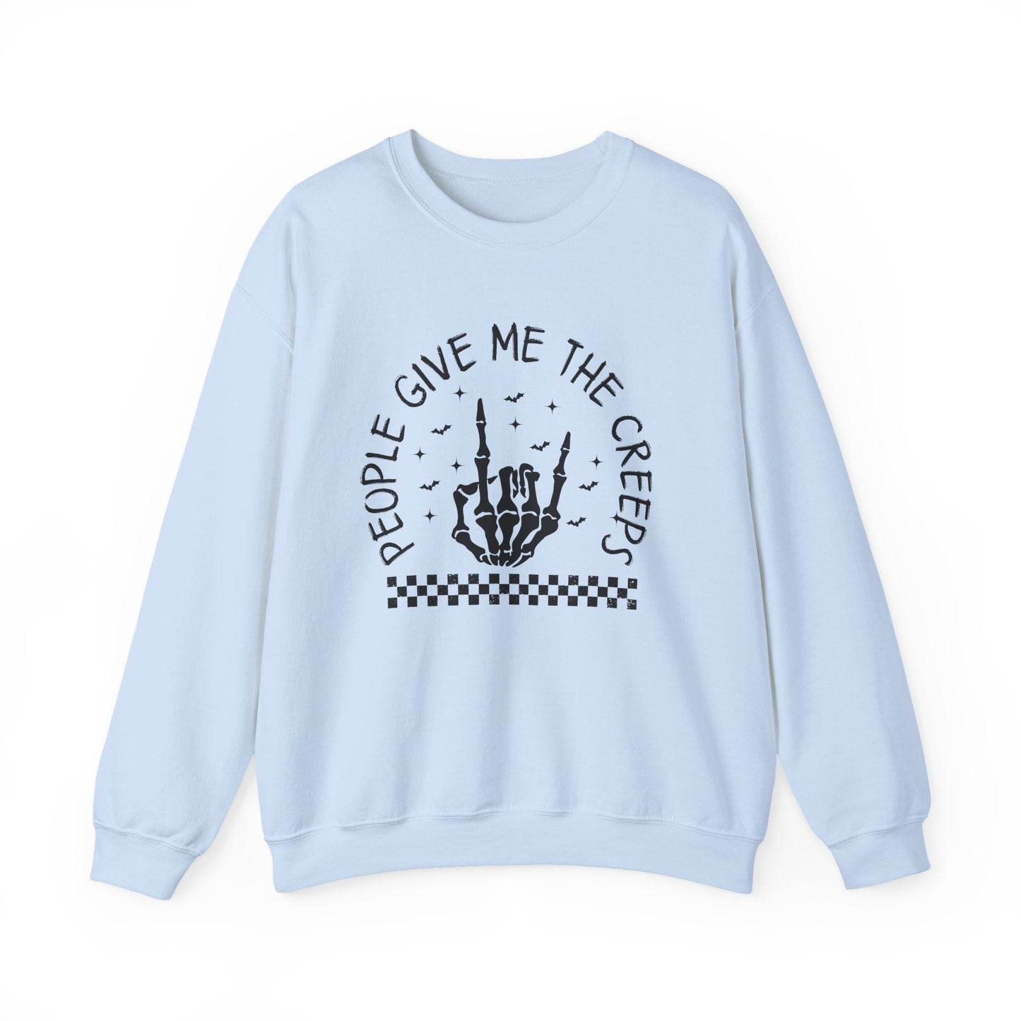 The Creeps Sweatshirt, Skeleton Hands Shirt, Skull Halloween Sweatshirt - PopCultureByDesign36