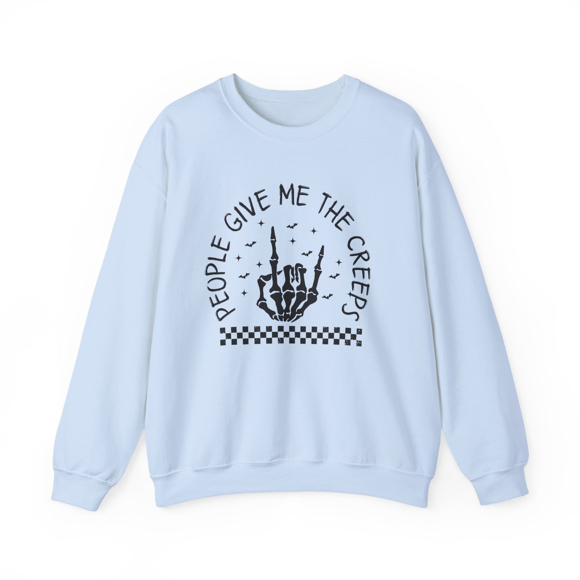 The Creeps Sweatshirt, Skeleton Hands Shirt, Skull Halloween Sweatshirt - PopCultureByDesign36