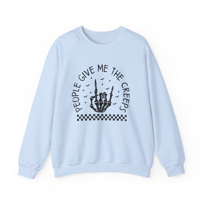 The Creeps Sweatshirt, Skeleton Hands Shirt, Skull Halloween Sweatshirt - PopCultureByDesign36