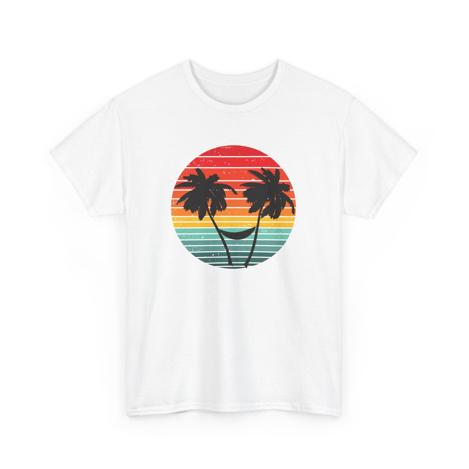 Retro sunset, Palm Tree shirt, Beach vibes shirt, Summer time - PopCultureByDesign36
