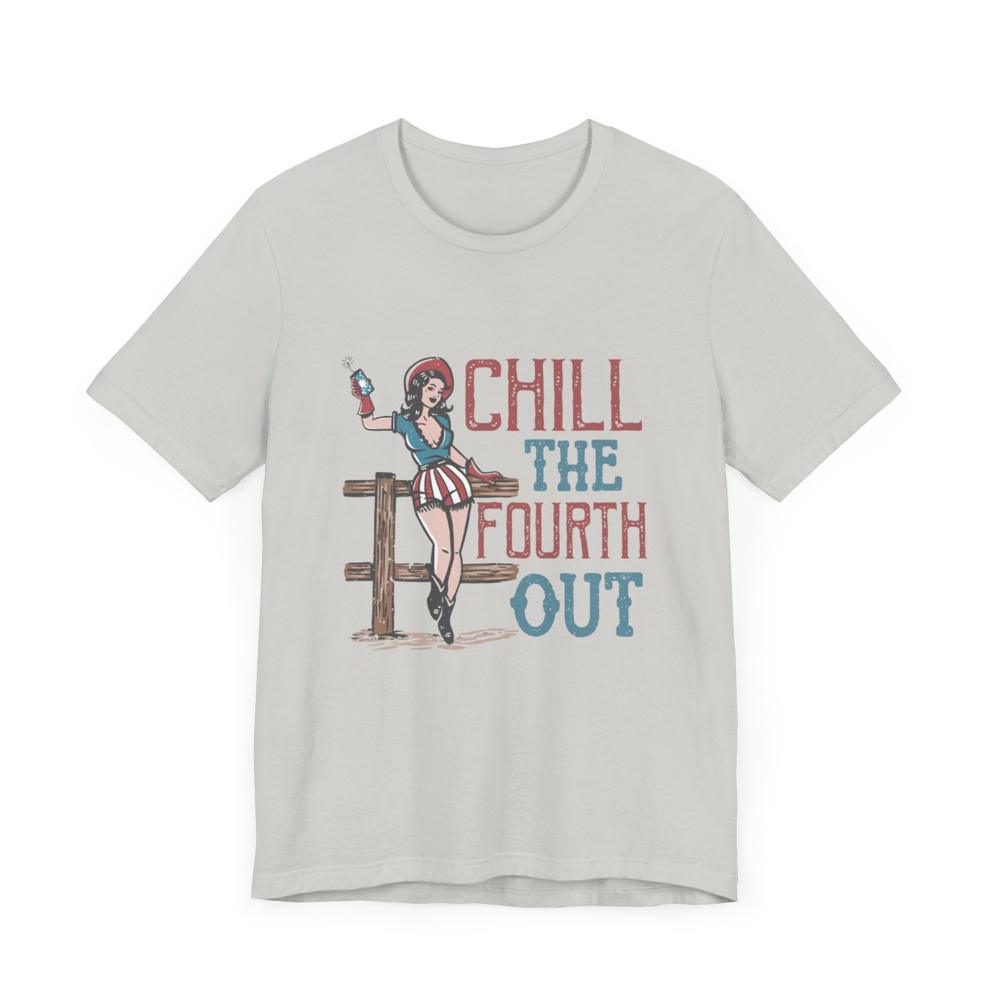 Cowgirl July 4th Retro Shirt, 4th of July Boho Independence Day Tee - PopCultureByDesign36