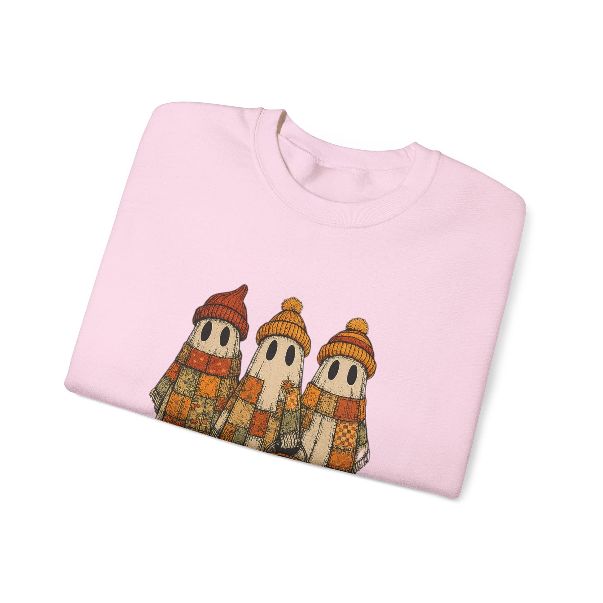 Halloween Ghost Trio Sweatshirt, Cute Fall Outfits, Spooky Season - PopCultureByDesign36