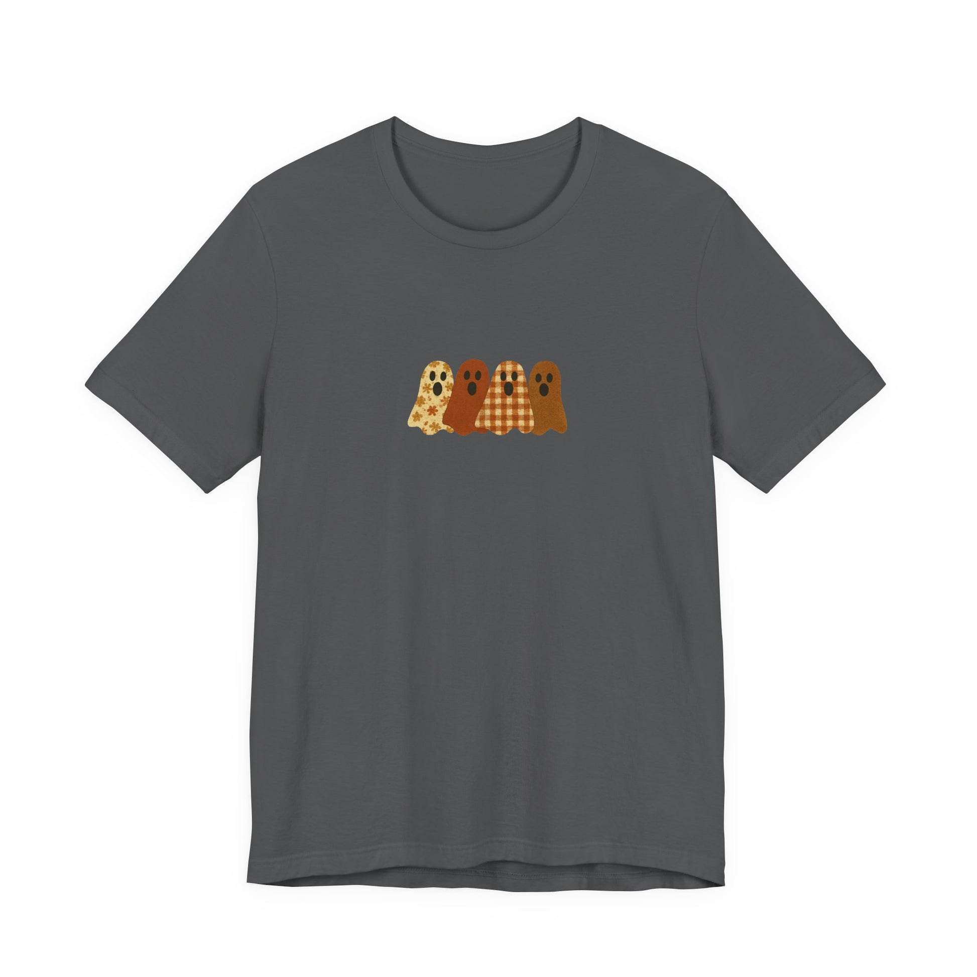 Funny Ghost Patchwork Shirt, Cute Ghost Shirt, Funny Ghost Shirt, Boho Ghost Shirt - PopCultureByDesign36