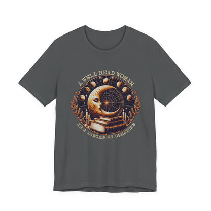 Reading Shirt, Librarian Shirt, Celestial Shirt, Book Lover Tee - PopCultureByDesign36