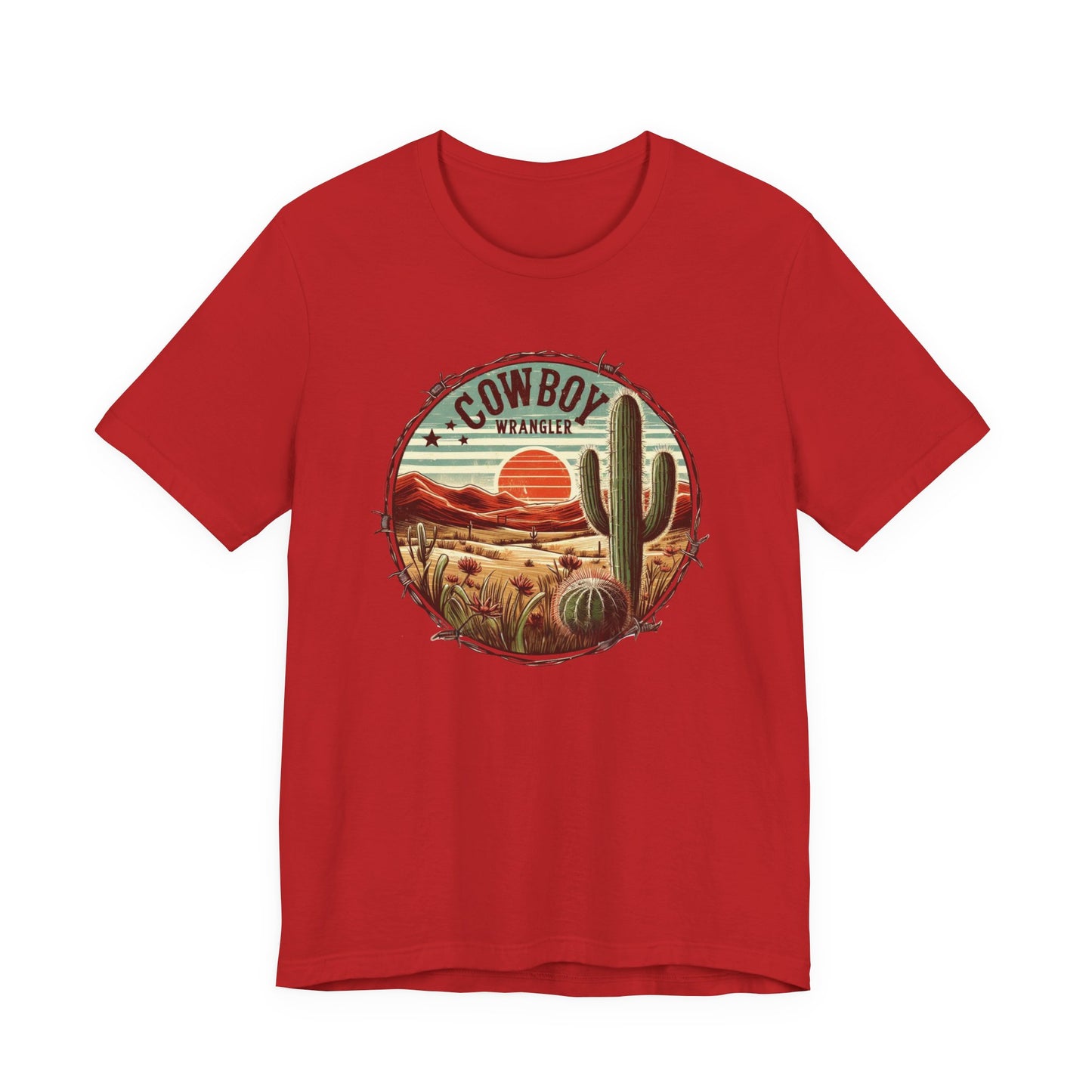 Cowboy Wrangler Shirt, Texas Shirt, Country Music Shirt, Western Shirt - PopCultureByDesign36