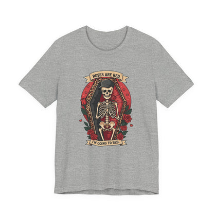 Valentine's Day Shirt, Funny Skeleton Valentines Shirt, I'm Dead Inside - PopCultureByDesign36