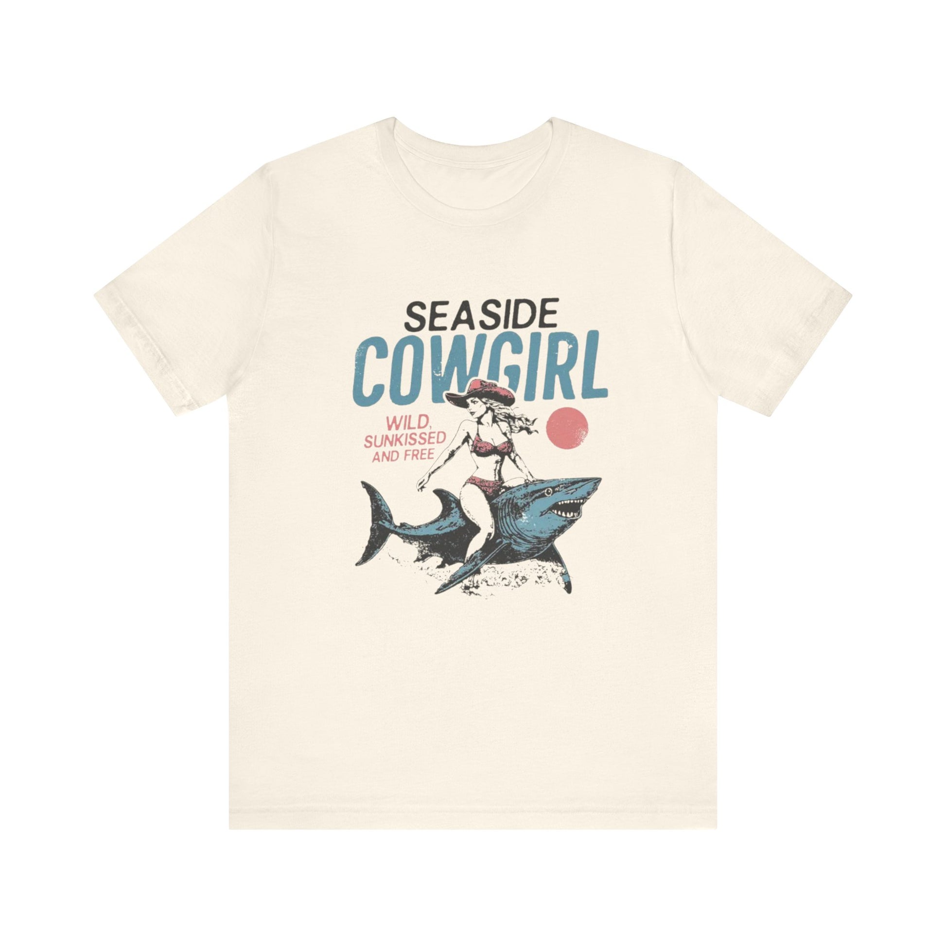 Seaside cowgirl retro summer Shirt, Western beach Shirt, Wild sunkissed Shirt - PopCultureByDesign36