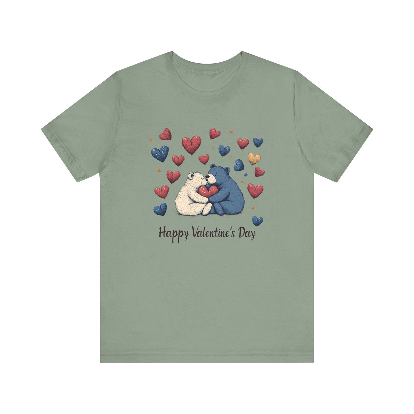 Bear Valentine Shirt, Cute Bear Shirt, Teddy Bear Shirt, Heart Valentine Shirt - PopCultureByDesign36