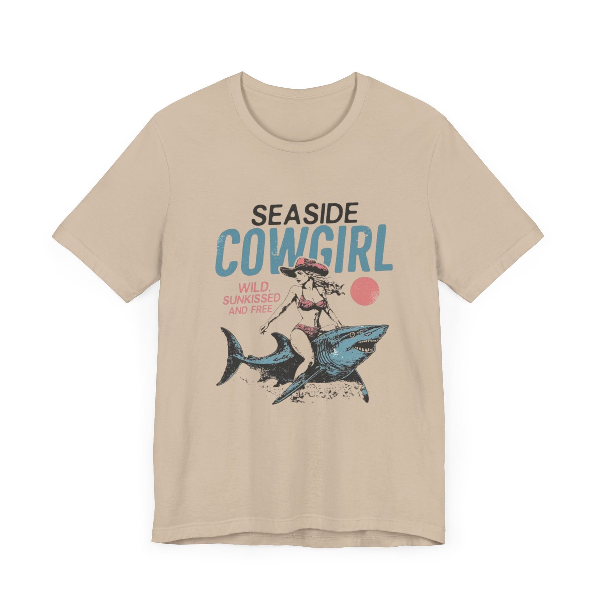 Seaside cowgirl retro summer Shirt, Western beach Shirt, Wild sunkissed Shirt - PopCultureByDesign36