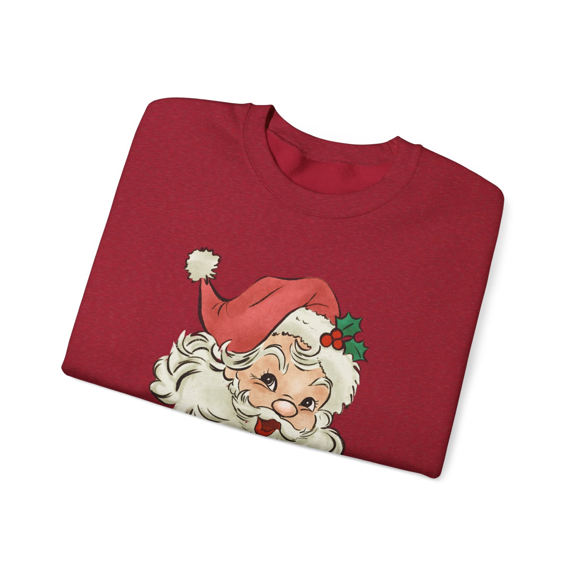 Retro Santa Sweater,Vintage Santa Christmas Sweatshirt,Retro Santa Claus Shirt - PopCultureByDesign36