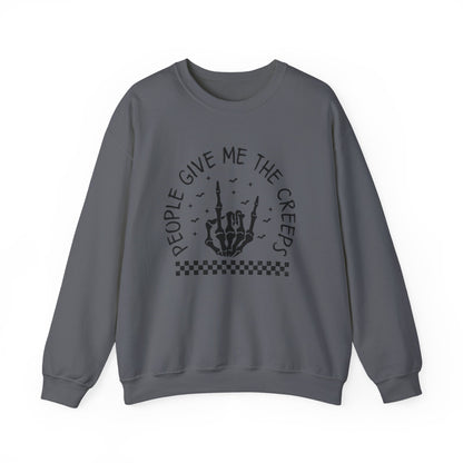 The Creeps Sweatshirt, Skeleton Hands Shirt, Skull Halloween Sweatshirt - PopCultureByDesign36
