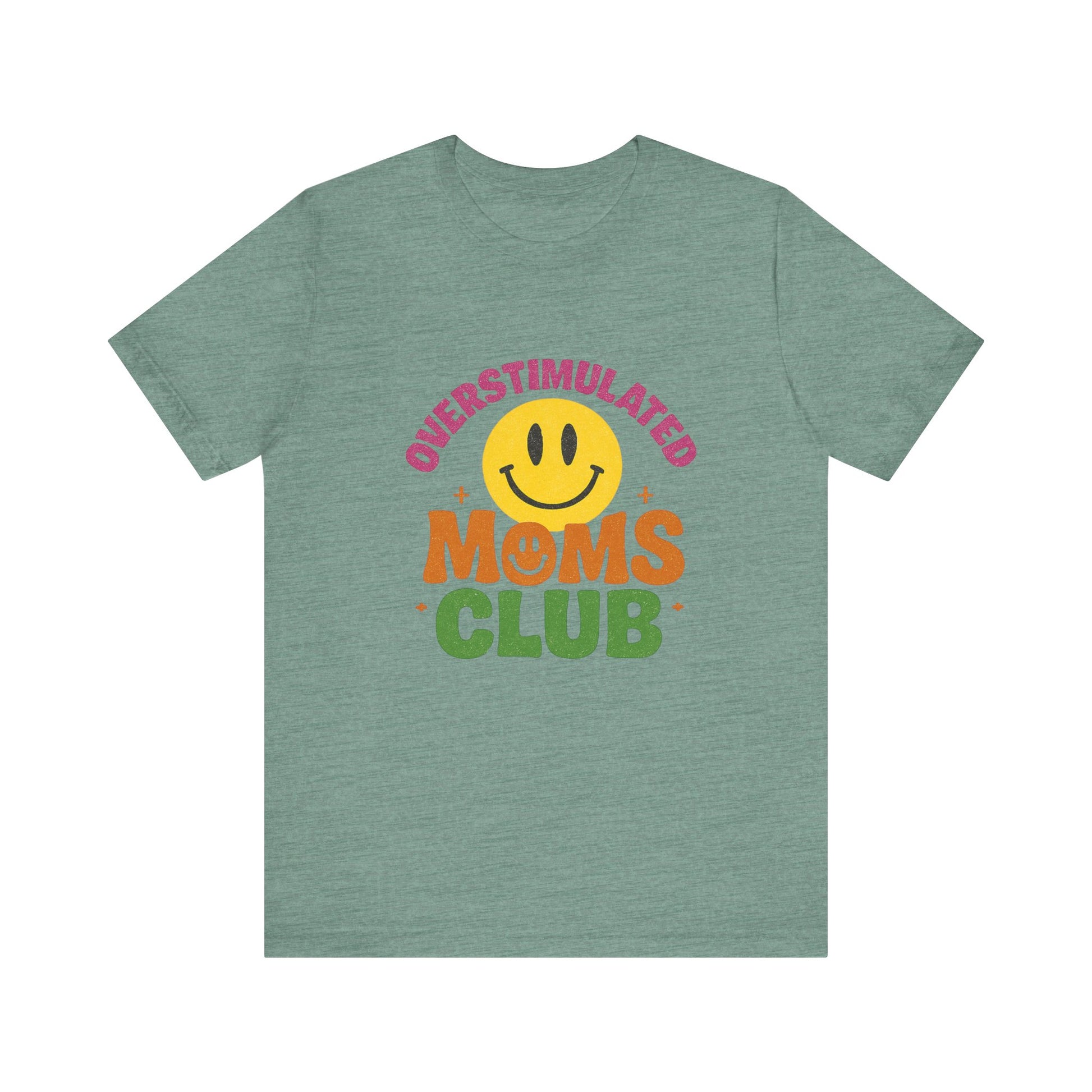 Overstimulated Moms Club Tee, Exhausted Mom T-Shirt, Mom Life Shirt - PopCultureByDesign36