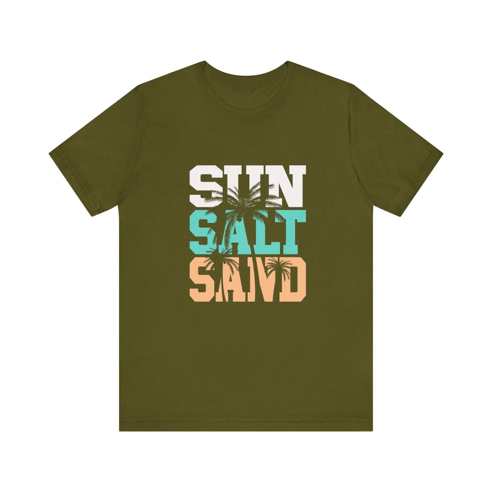 Sun Salt Sand Beach Shirt, Summer Ocean Vacation T-Shirt, Coastal Surf Lover Gift - PopCultureByDesign36