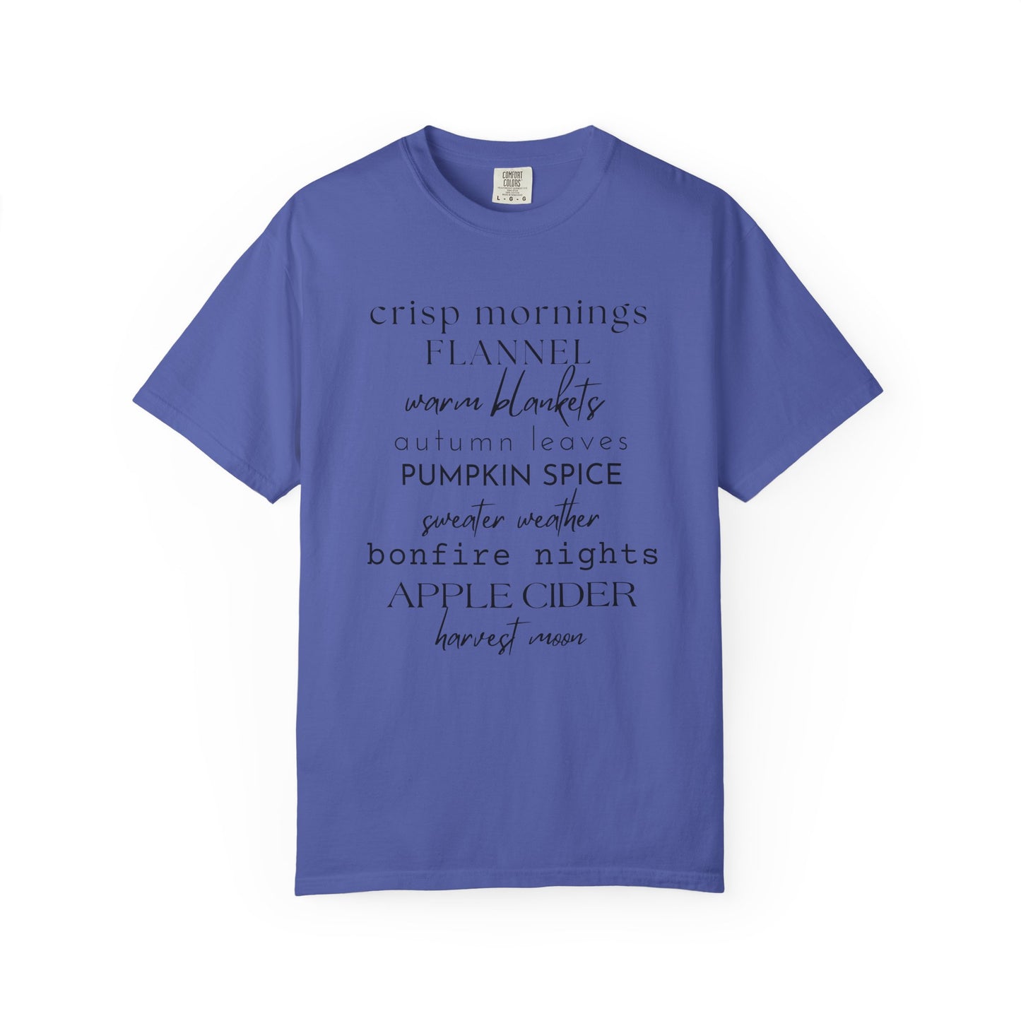 Cute Fall Comfort Colors® Shirt, Hello Fall Shirt, Fall Definition Shirt - PopCultureByDesign36