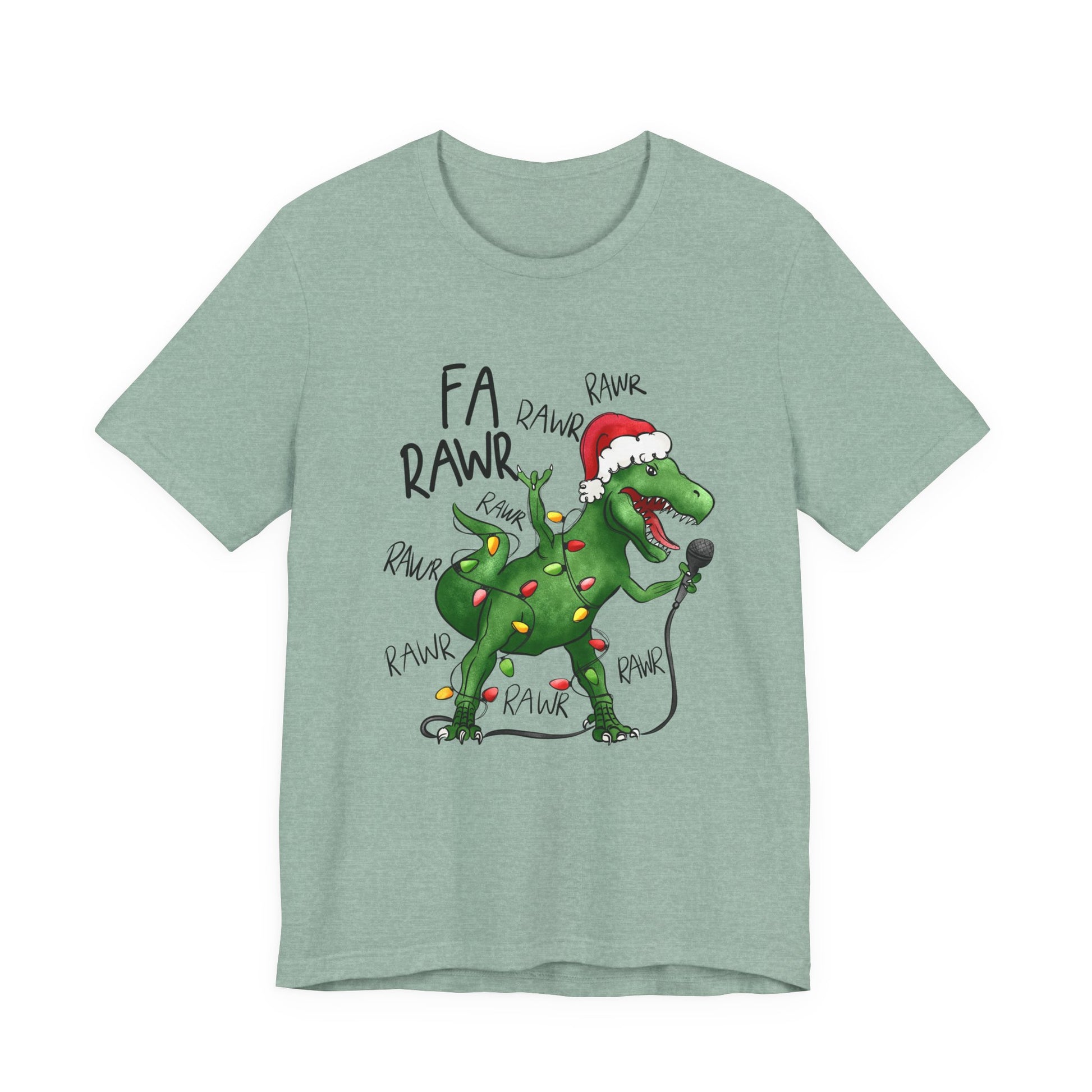 Dinosaur Karaoke Christmas Music Shirt, Christmas Music Shirt - PopCultureByDesign36