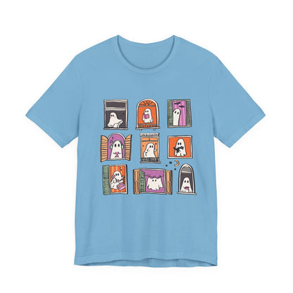 Ghostly Frames T-Shirt, Halloween Tee, Spooky Shirt - PopCultureByDesign36