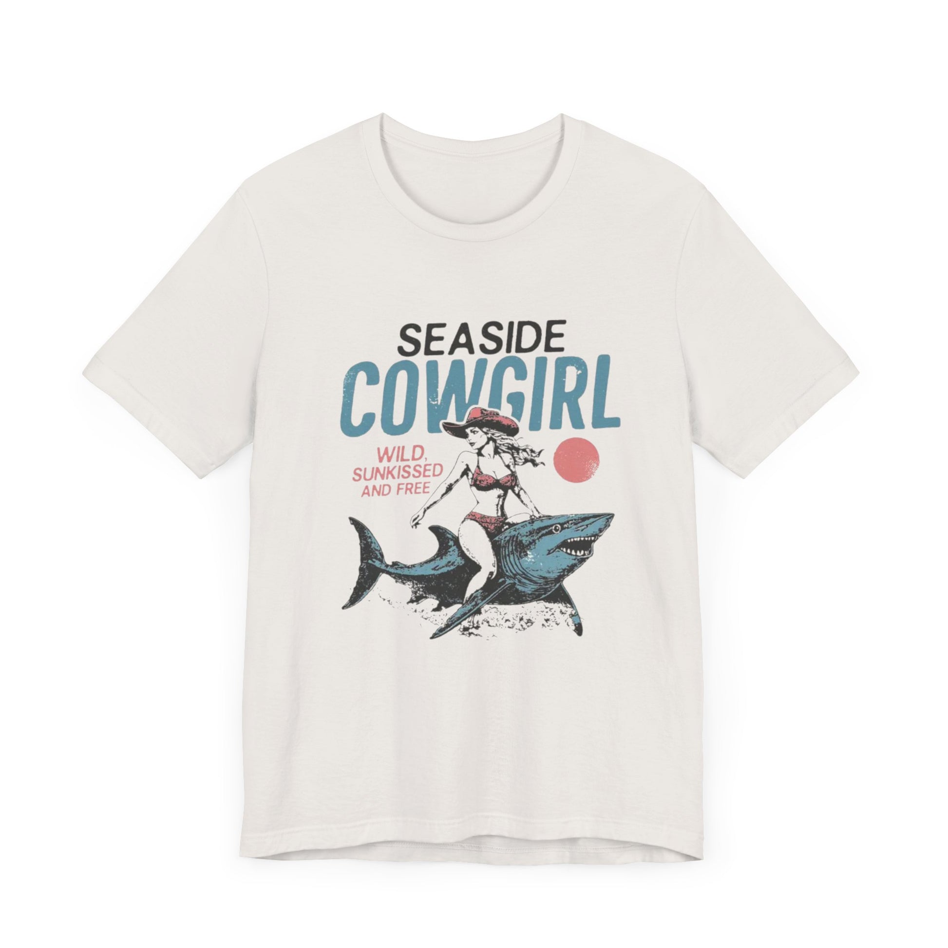 Seaside cowgirl retro summer Shirt, Western beach Shirt, Wild sunkissed Shirt - PopCultureByDesign36