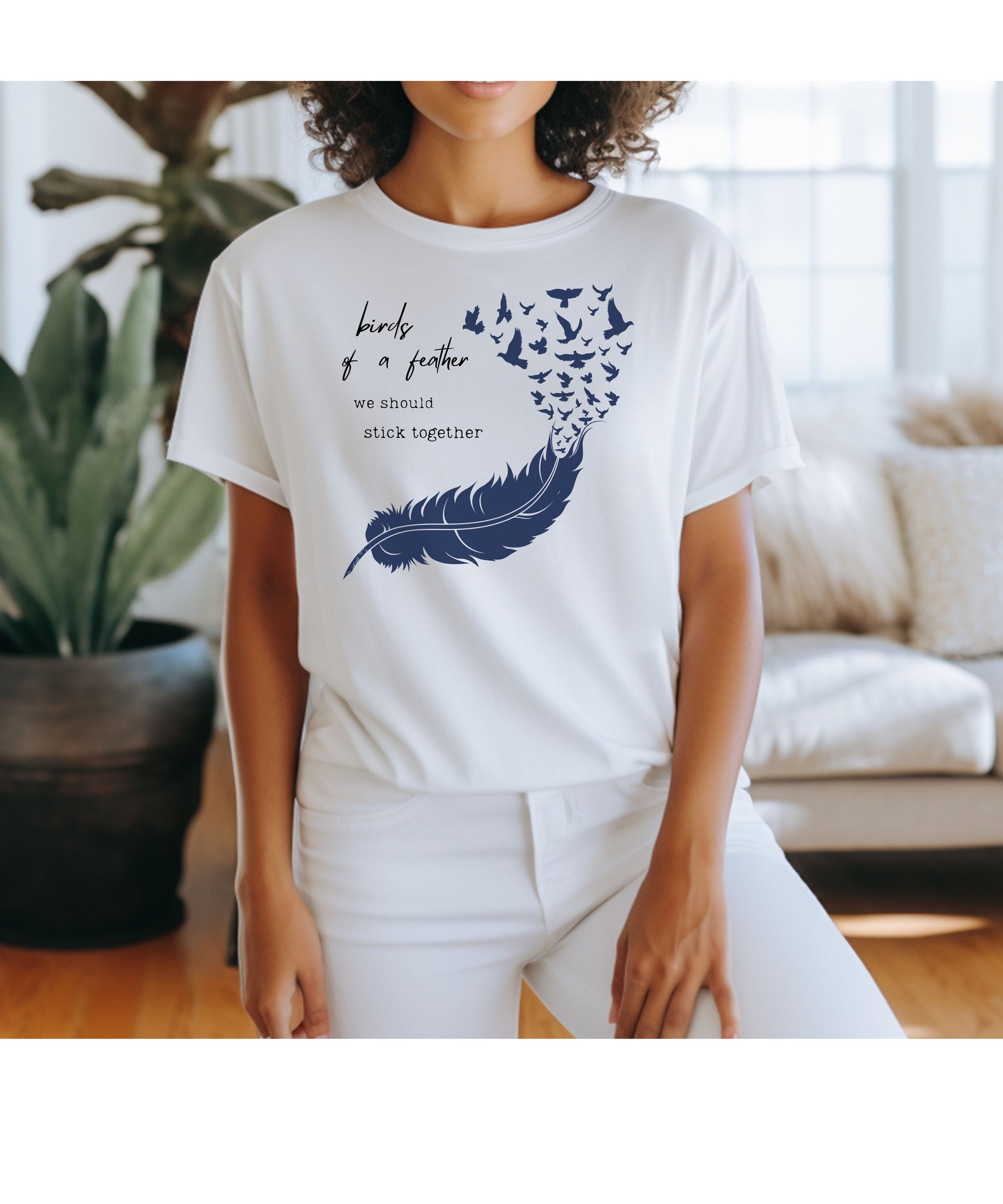 Birds From Feather Shirt, Bird Lovers Shirt, Bird Lovers Gift Tee - PopCultureByDesign36